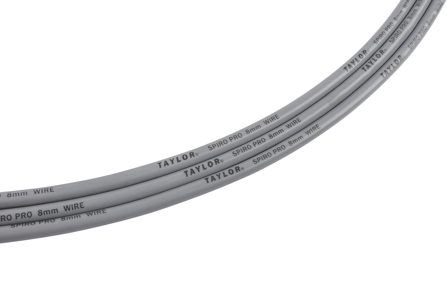 Taylor Cable 53851 8mm Spiro-Pro univ 8 cyl 90 Gray