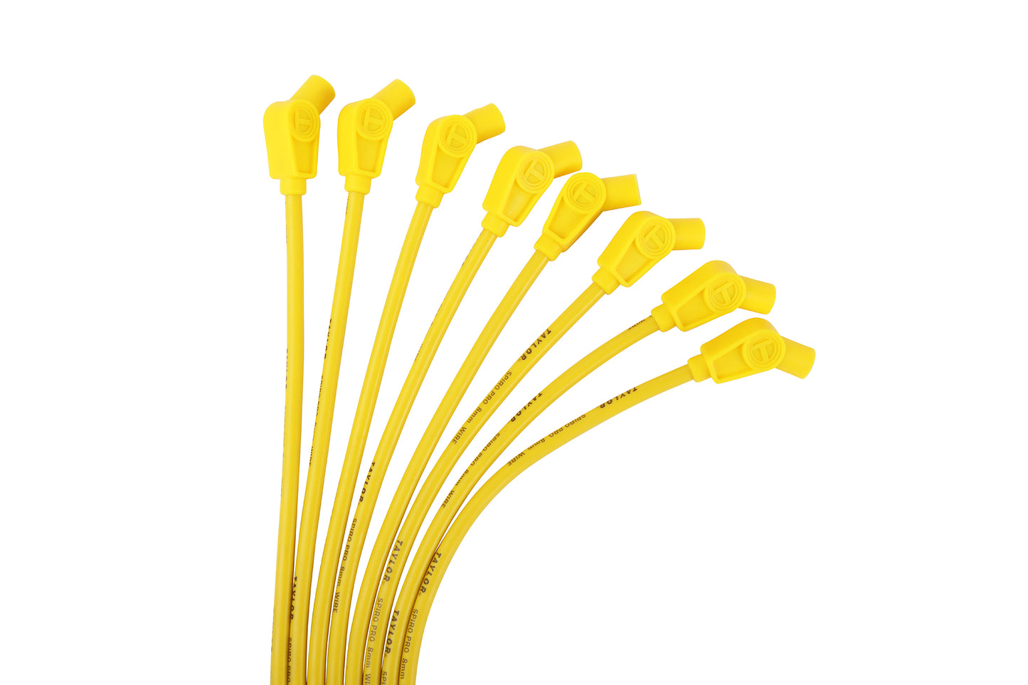 Taylor Cable 73453 8mm Spiro-Pro univ 8 cyl 135 Yellow