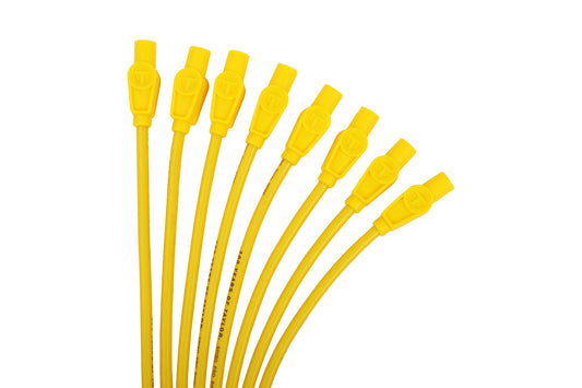 Taylor Cable 73455-YR100 8mm Spiro-Pro univ 8 cyl 180 Yellow/Black 100 Years
