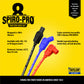 Taylor Cable 74005 8mm Spiro-Pro Custom Spark Plug Wires 8 cyl black