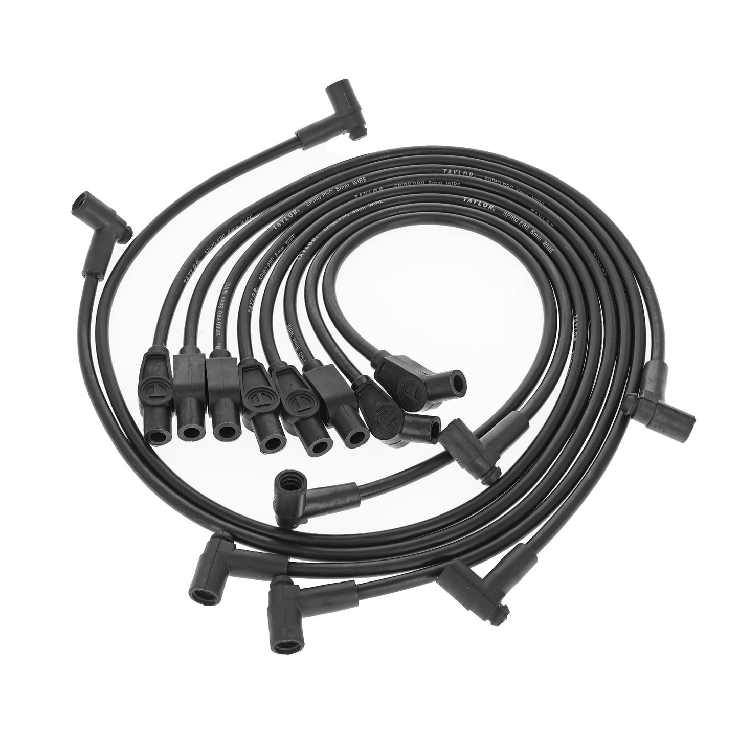 1974-81 Pontiac-Built V8 HEI 8mm Spiro-Pro Spark Plug Wire Set (Available in 3 Colors)