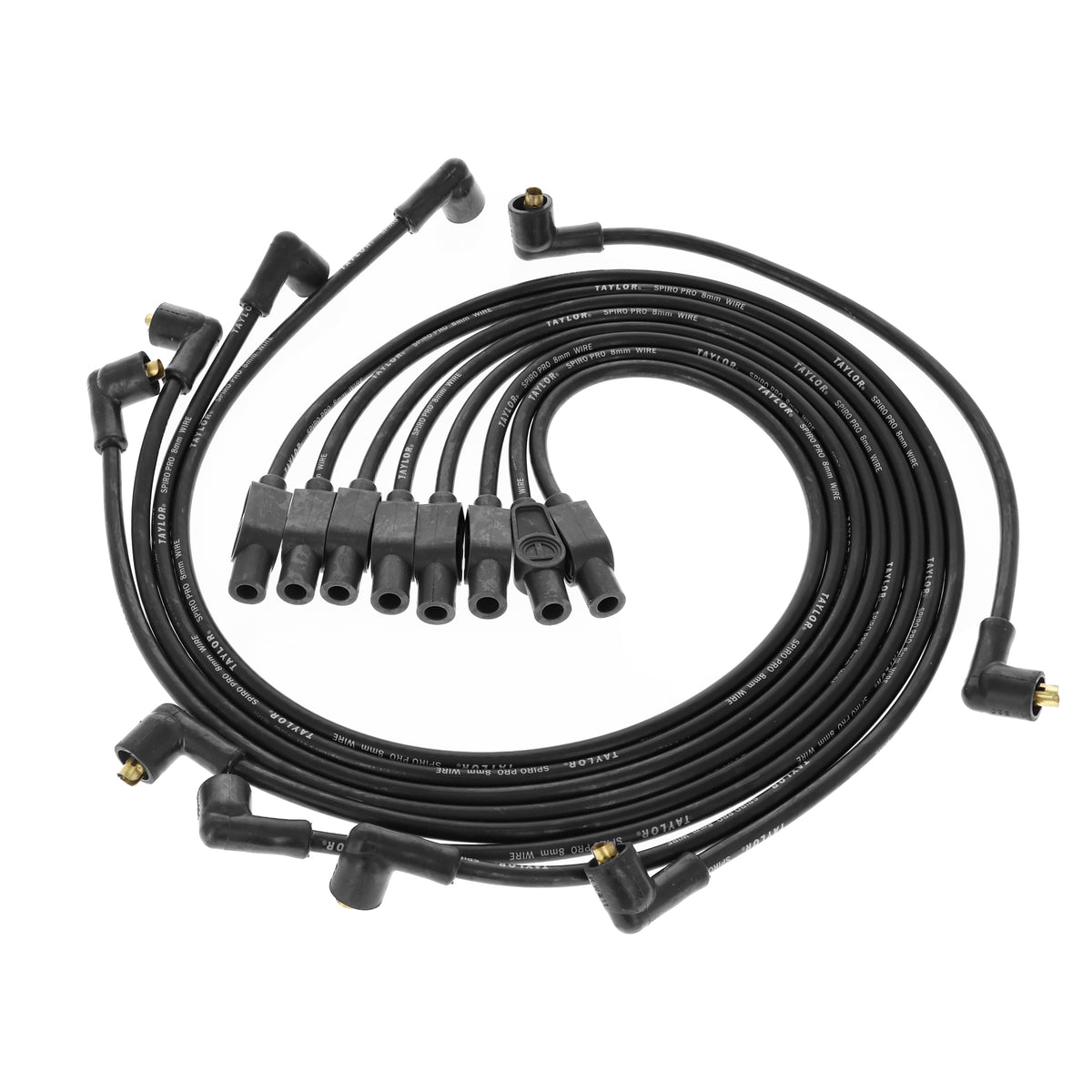 1970-74 Ford/Lincoln/Mercury V8 8mm Spiro-Pro Spark Plug Wire Set (Available in 2 Colors)
