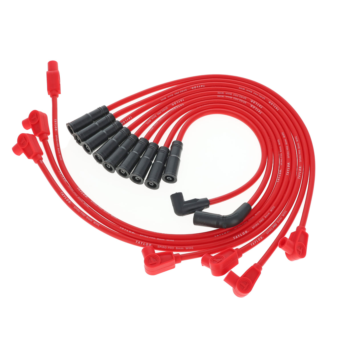 1993-97 Chevrolet Camaro Z28/Corvette/Pontiac Firebird 5.7L LT1 V8 8mm Spiro-Pro Spark Plug Wire Set (Available in 2 Colors)