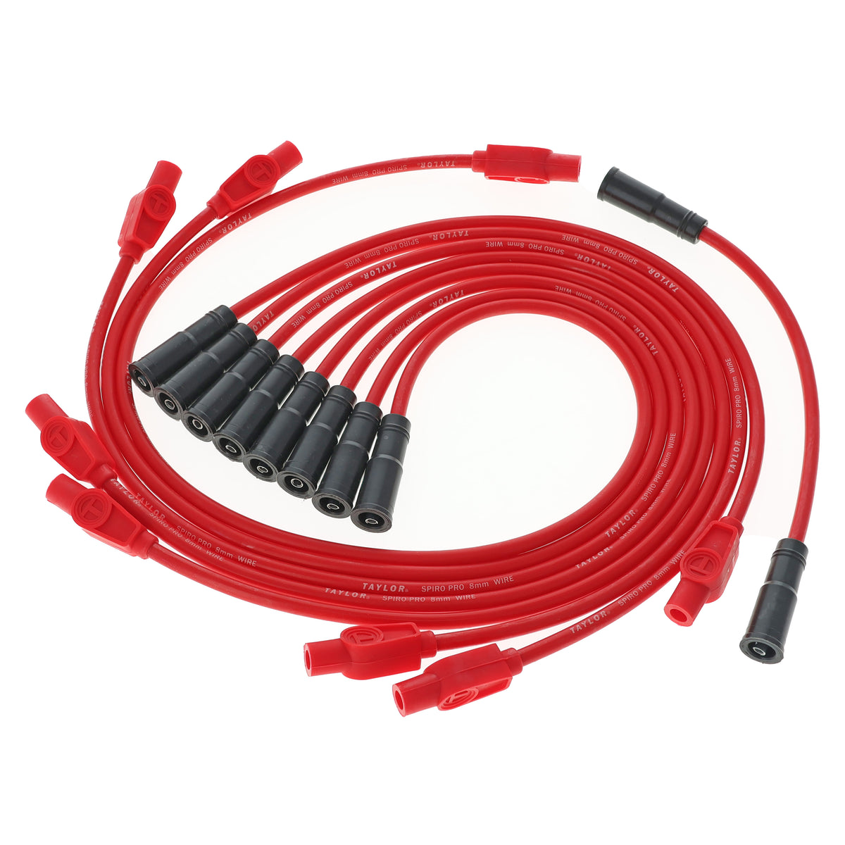 1996-00 GM 7.4L Vortec V8 8mm Spiro-Pro Spark Plug Wire Set (Available in 3 Colors)