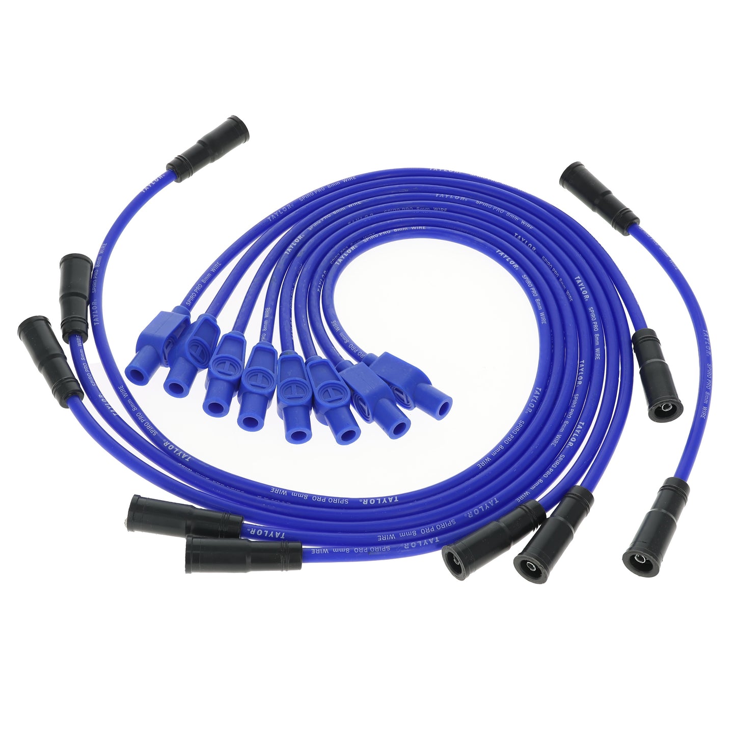 1996-00 GM 7.4L Vortec V8 8mm Spiro-Pro Spark Plug Wire Set (Available in 3 Colors)