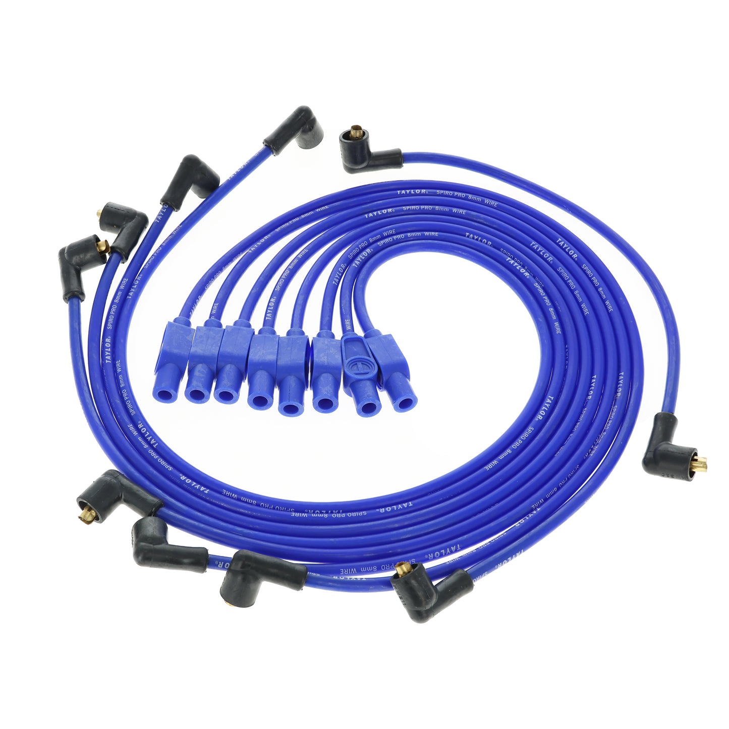1970-74 Ford/Lincoln/Mercury V8 8mm Spiro-Pro Spark Plug Wire Set (Available in 2 Colors)