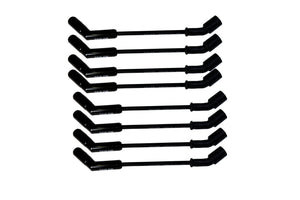 LS Engines Race Fit 8mm Spiro-Pro Black Ceramic Boots Spark Plug Wire Set with 9.5" Car Header Fitment