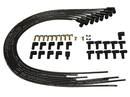Universal 8mm Spiro-Pro Black Ceramic Boots Spark Plug Wire Sets (Available in 2 Colors)