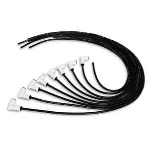 Taylor Cable 75051 8mm Spiro Pro White Ceramic Boot Univ 90˚ Black