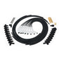 Universal 8mm Spiro-Pro with White Ceramic Boots Spark Plug Wire Set