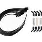LS Engines Universal 8mm Spiro-Pro Black Ceramic Boots Spark Plug Wire Set (Available in 2 Colors)