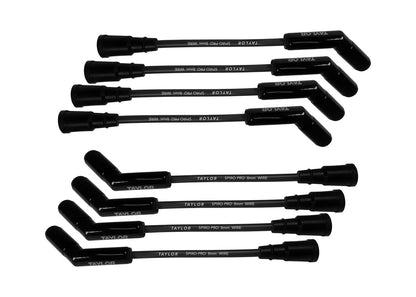Ford 7.3L Godzilla Engines 8mm Spiro-Pro Black Ceramic Boots Spark Plug Wires