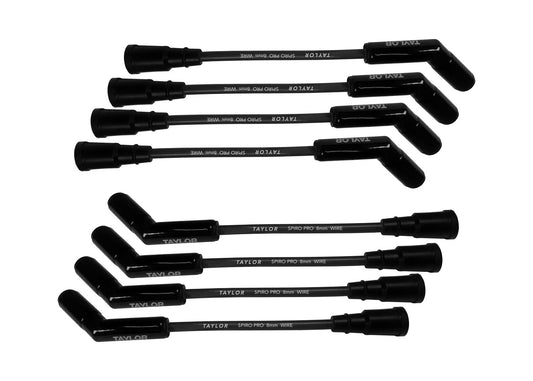 Ford 7.3L Godzilla Engines 8mm Spiro-Pro Black Ceramic Boots Spark Plug Wires