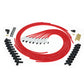Universal 8mm Spiro-Pro with White Ceramic Boots Spark Plug Wire Set