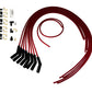 Universal 8mm Spiro-Pro Black Ceramic Boots Spark Plug Wire Sets (Available in 2 Colors)