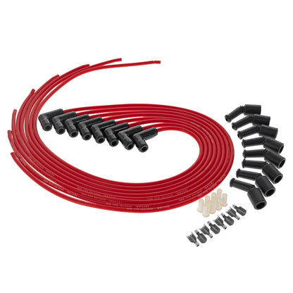 LS Engines Universal 8mm Spiro-Pro Black Ceramic Boots Spark Plug Wire Set (Available in 2 Colors)