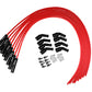 LS Engines Universal 8mm Spiro-Pro Black Ceramic Boots Spark Plug Wire Set (Available in 2 Colors)