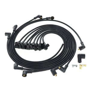 Chevy Small Block Race Fit 8mm Spiro-Pro Spark Plug Wire Set with Over Valve Cover Socket Fitment (Available in 2 Colors)
