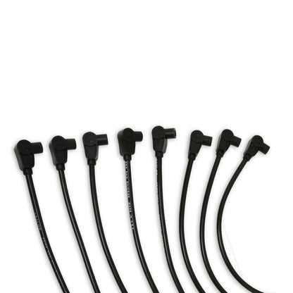 Chevy Small Block Race Fit 8mm Spiro-Pro Spark Plug Wire Set with Over Valve Cover Socket Fitment (Available in 2 Colors)