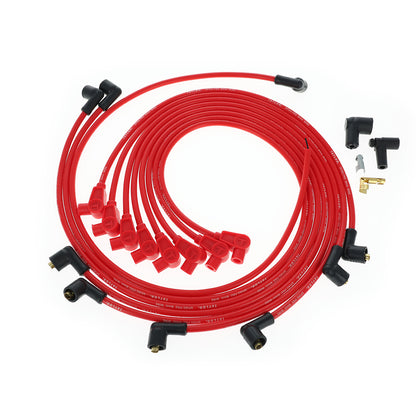 Chevy Big Block Race Fit 8mm Spiro-Pro Spark Plug Wire Set with Under Headers Socket Fitment (Available in 3 Colors)