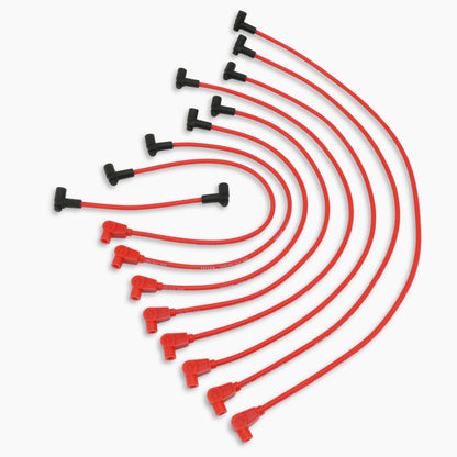 Chevy Small Block Race Fit 8mm Spiro-Pro Spark Plug Wire Set with Under Headers Socket Fitment (Available in 2 Colors)