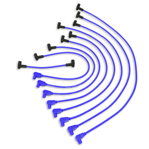 Taylor Cable 76627 8mm Spiro Pro Race Fit Spark Plug Wires 90° Blue