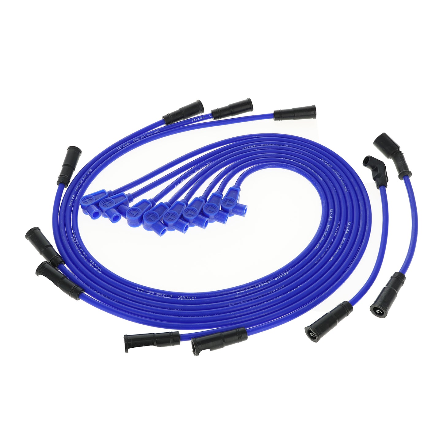 Chevy LT1/LT4 Race Fit 8mm Spiro-Pro Spark Plug Wire Set with Over Valve Cover Optispark Fitment (Available in 3 Colors)