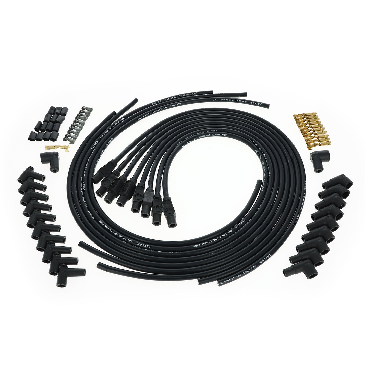 Universal 10.4mm 409 Series Spark Plug Wire Set (Available in 3 Colors)