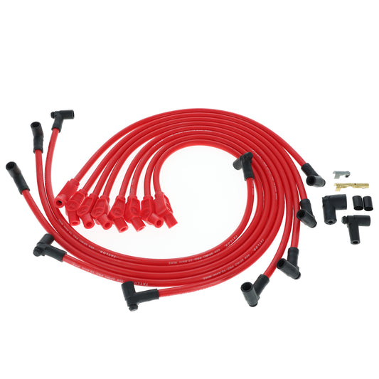 Ford Small Block Race Fit 10.4mm 409 Series Spark Plug Wire Set with Over Valve Cover DSI Fitment (Available in 3 Colors)