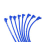 Taylor Cable 79602 10.4mm 409 Spiro Pro Race Fit Spark Plug Wires 90° Blue