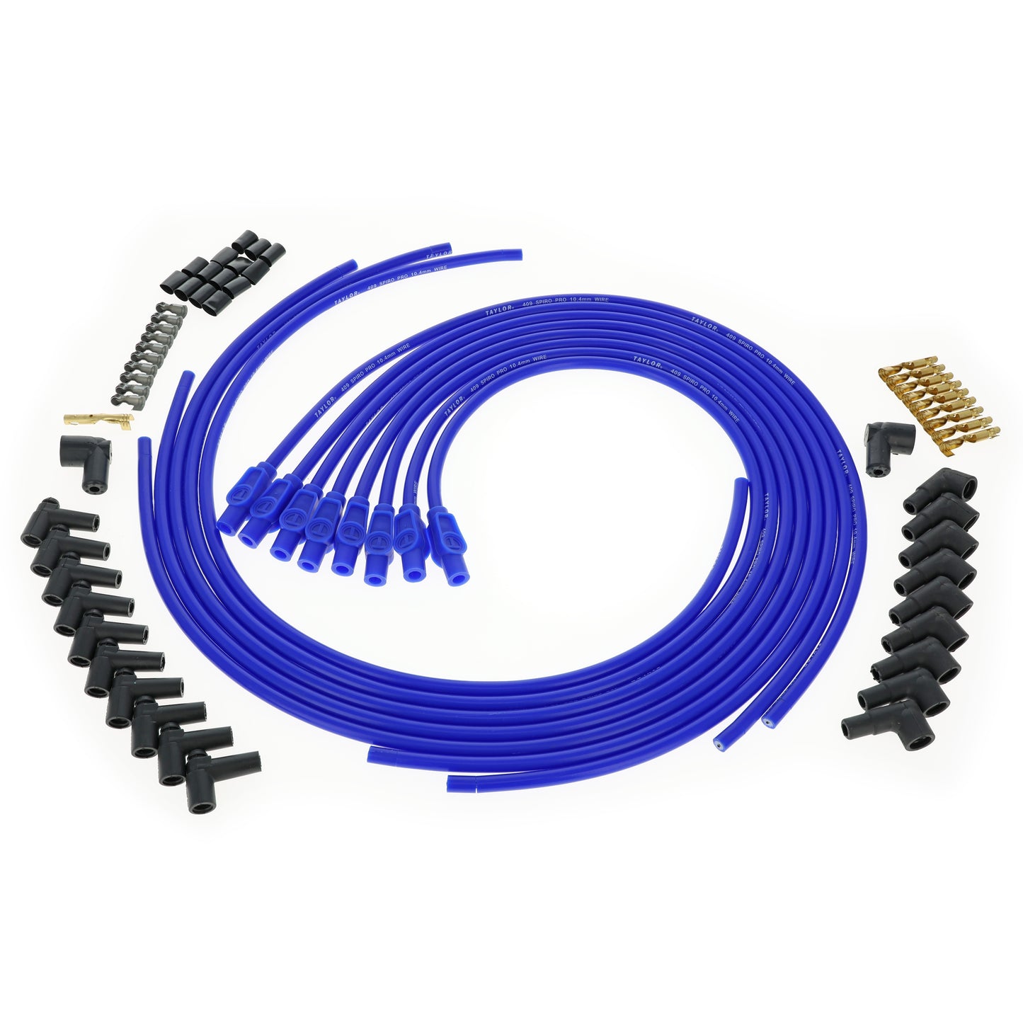 Universal 10.4mm 409 Series Spark Plug Wire Set (Available in 3 Colors)