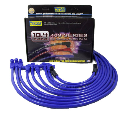 1987-96 GM Small Block with Throttle Body Injection 10.4mm 409 Series Spark Plug Wire Set (Available in 2 Colors)