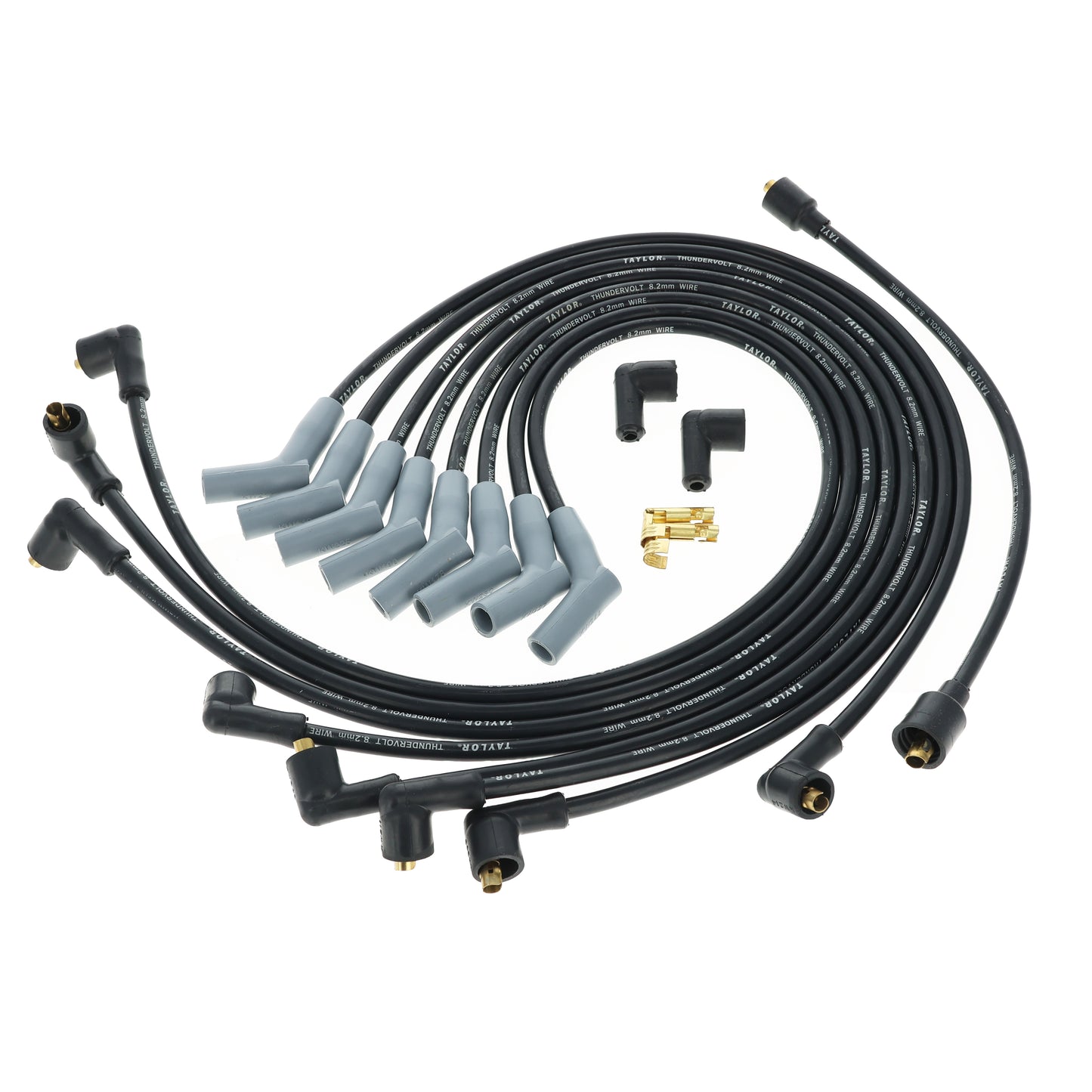 1970-76 Multi-Make V8 Non-HEI 8.2mm Thundervolt Spark Plug Wire Set (Available in 3 Colors)