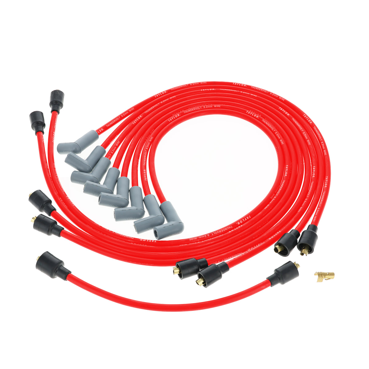 1961-74 Chevy Small Block Non-HEI 8.2mm Thundervolt Spark Plug Wire Set (Available in 3 Colors)
