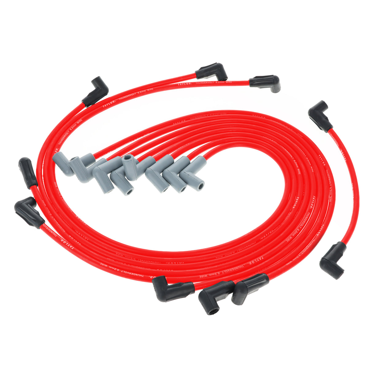 1987-96 GM Small Block with Throttle Body Injection 8.2mm Thundervolt Spark Plug Wire Set (Available in 2 Colors)