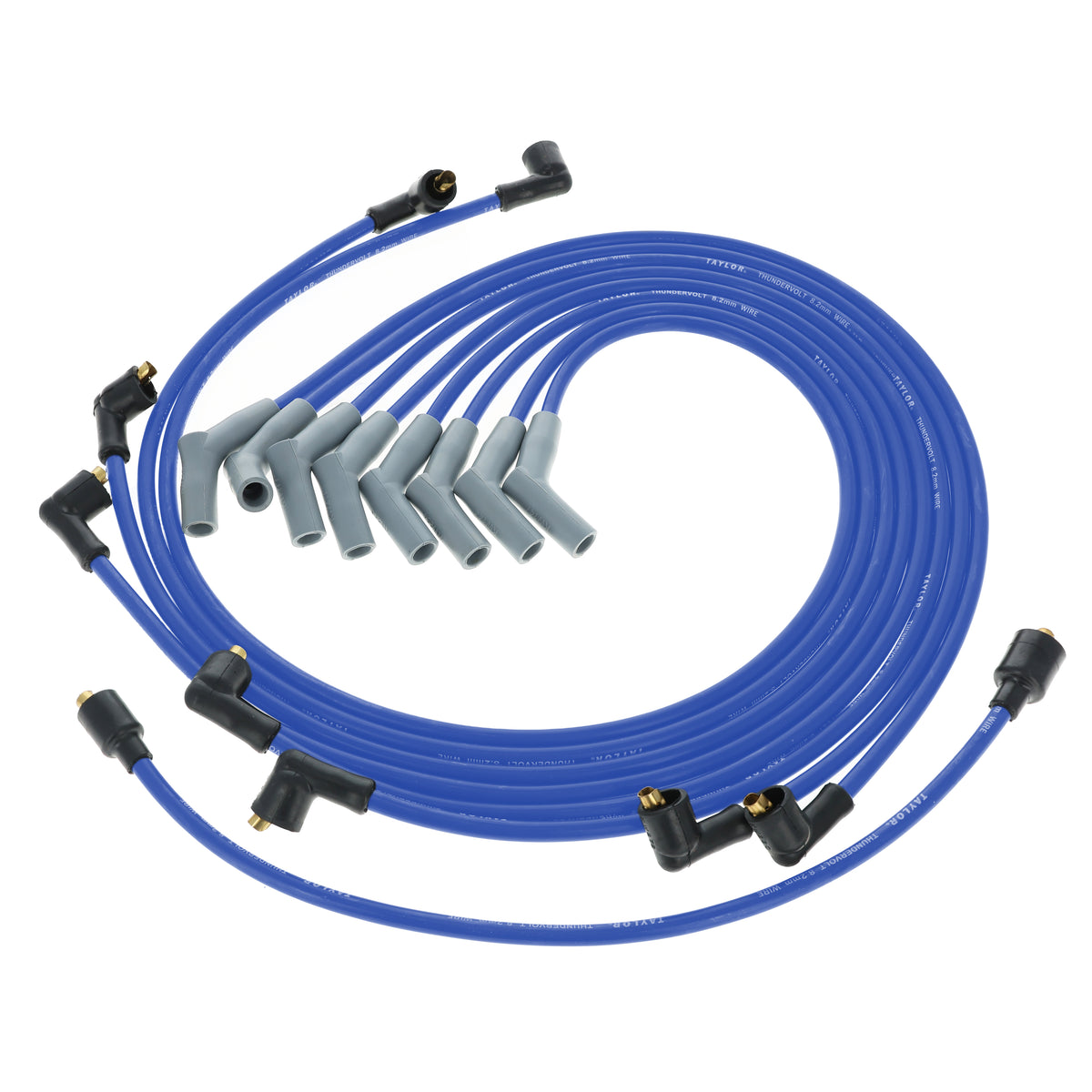 1955-91 Multi-Make V8 Non-HEI 8.2mm Thundervolt Spark Plug Wire Set (Available in 3 Colors)