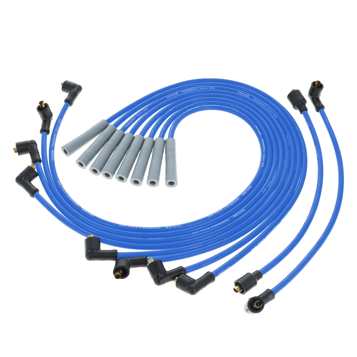 1955-76 Multi-Make V8 8.2mm Thundervolt Spark Plug Wire Set (Available in 3 Colors)
