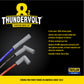 Taylor Cable 84655 8.2mm Thundervolt Custom Spark Plug Wires 8 cyl blue