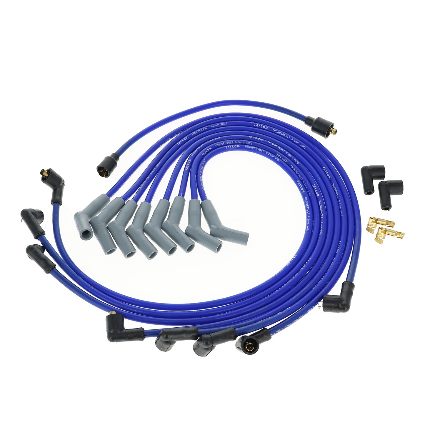 1970-76 Multi-Make V8 Non-HEI 8.2mm Thundervolt Spark Plug Wire Set (Available in 3 Colors)