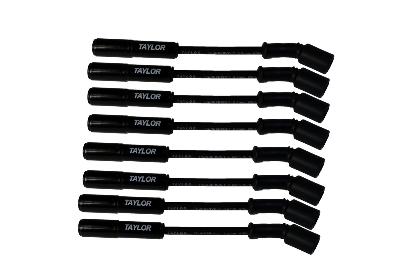 1999-07 GM LS-Series V8 with Square Coil Connector 8.2mm Thundervolt Black Ceramic Boots Spark Plug Wire Set