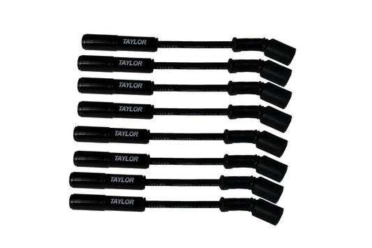 1999-07 GM LS-Series V8 with Square Coil Connector 8.2mm Thundervolt Black Ceramic Boots Spark Plug Wire Set