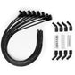 LS Engines Universal 8.2mm ThunderVolt Black Ceramic Boots Spark Plug Wire Sets