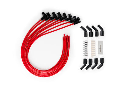 LS Engines Universal 8.2mm ThunderVolt Black Ceramic Boots Spark Plug Wire Sets