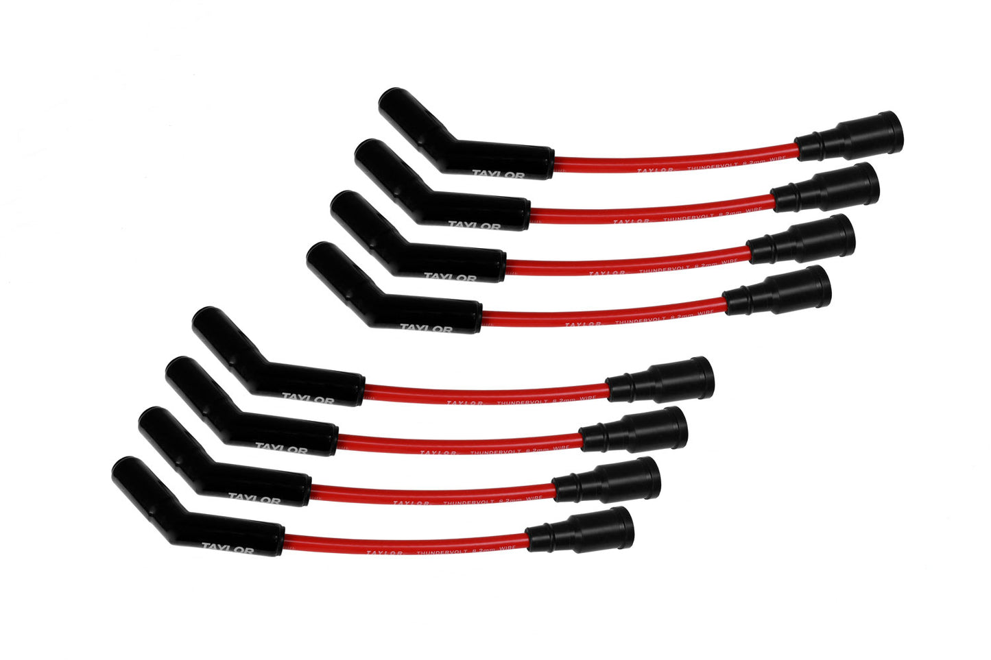 Ford 7.3L Godzilla Engines 8.2mm ThunderVolt Spark Plug Wires with Black Ceramic Boots (Available in 3 Colors)