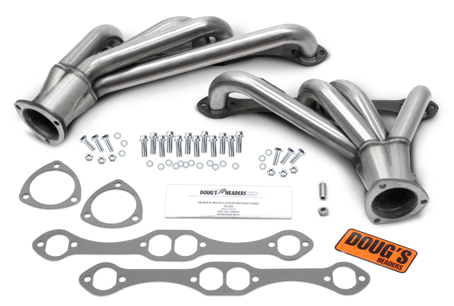 Doug's Headers D3320-SS 82-92 GM F Body SBC Mid Length 304SS