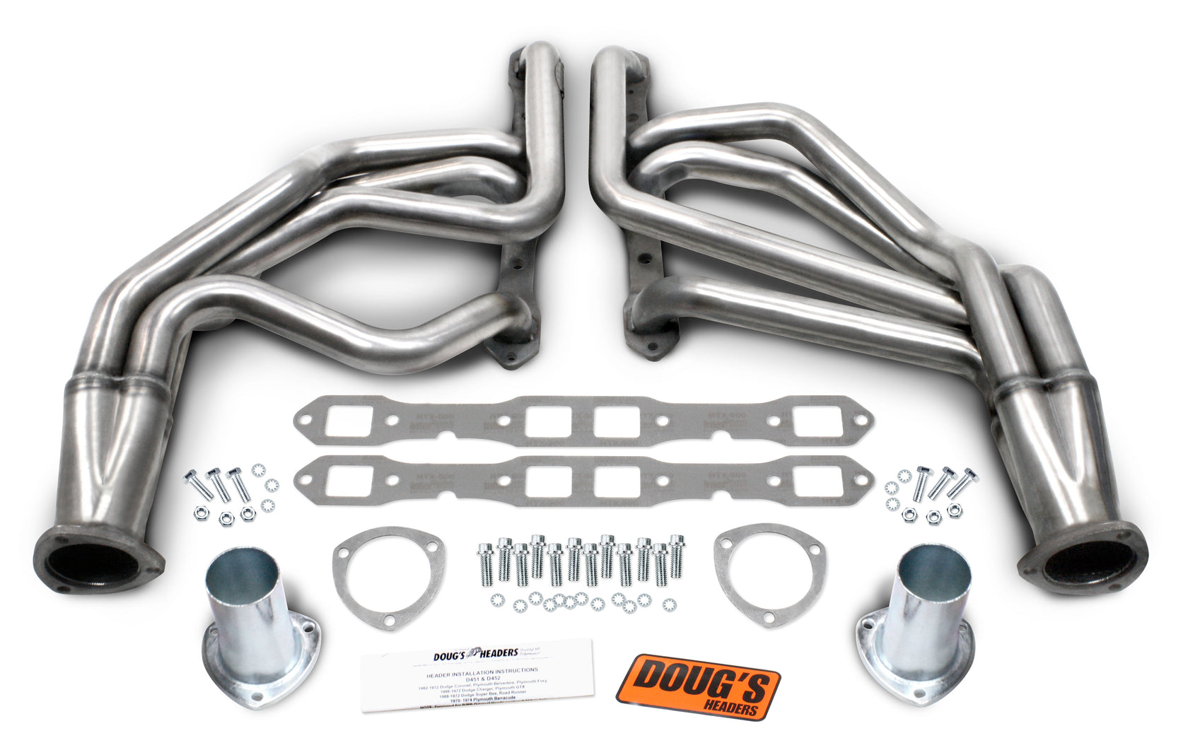 Doug's Headers D451SS 304 Stainless Long Tube Header 6274 Various Mo Pertronix