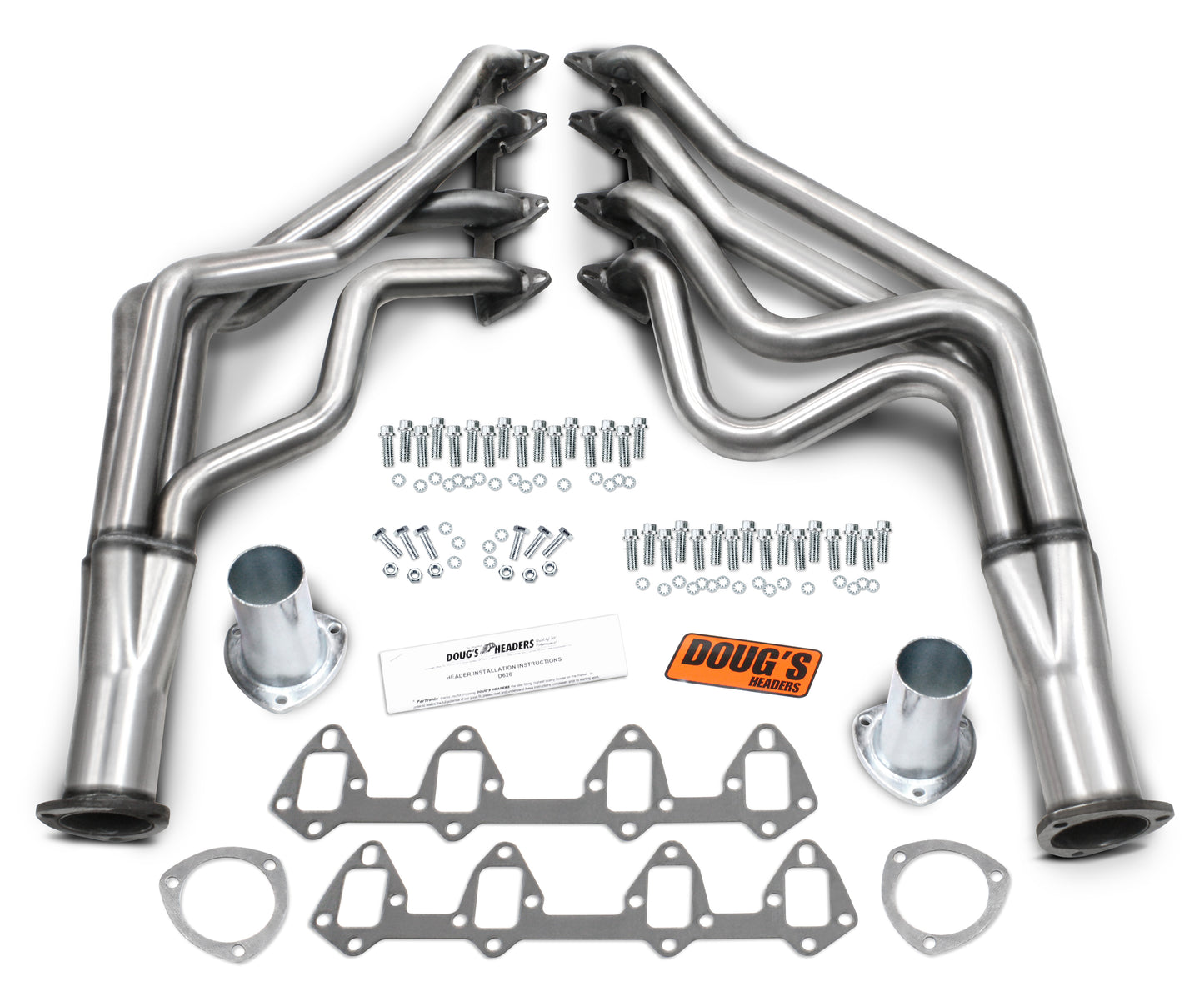 Doug's Headers D626-SS 67-70 Ford 390-428 Long Tube 304SS