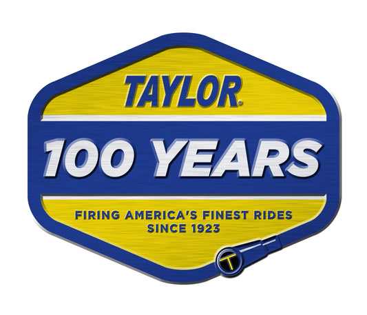 Taylor 100 Stamped Sign
