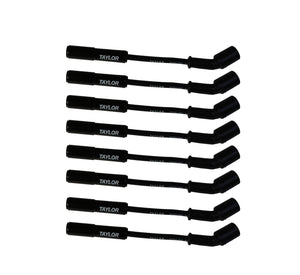 1999-07 GM LS-Series V8 with Square Coil Connector 8mm Spiro-Pro Black Ceramic Boots Spark Plug Wire Set