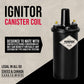 PerTronix 40011 Ignitor Oil Filled 40,000 Volt Ignition Coil with 1.5 Ohms Resistance in Black
